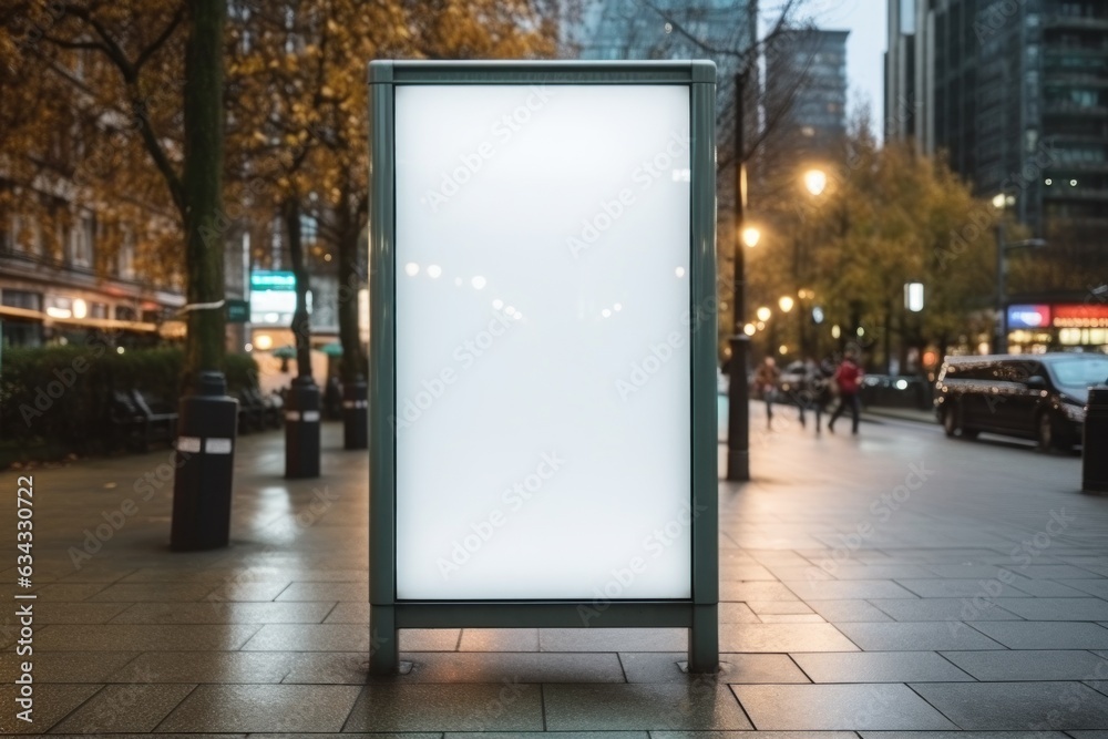 Vertical blank poster, no text, no images, mockup. Generative AI. Vertical blank poster, no text, no images, mockup. Generative AI.
