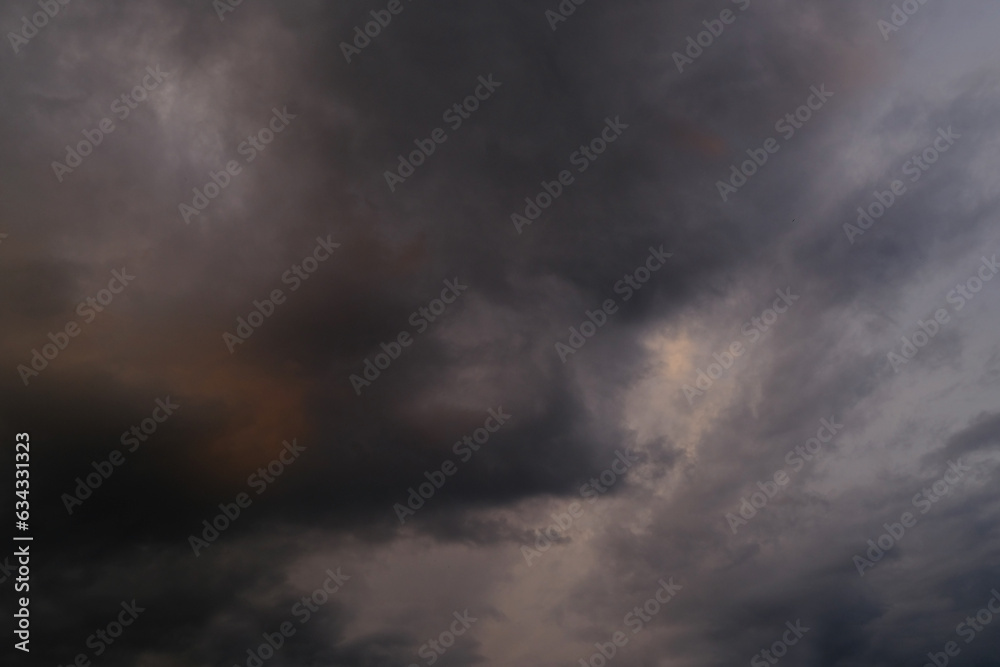 picturesque, dramatic stormy sky with dark clouds, approaching thunderstorm. Concept on theme of Severe Weather, natural disasters, hurricane, typhoon, tornado, storm, natural basis for designer picturesque, dramatic stormy sky with dark clouds, approaching thunderstorm. Concept on theme of Severe Weather, natural disasters, hurricane, typhoon, tornado, storm, natural basis for designer