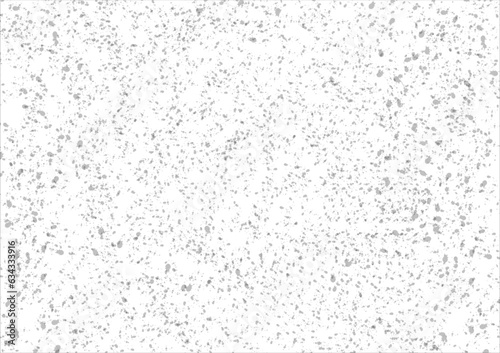 Monotone abstract background with ink droplets scattered.
