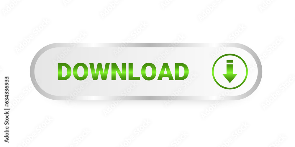 Modern trendy button set. download lettering button transparent background Modern trendy button set. download lettering button transparent background
