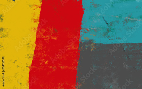 Colorful paint on wall illustration background design