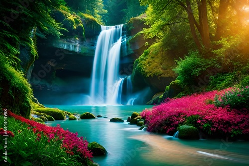 waterfall in the forest