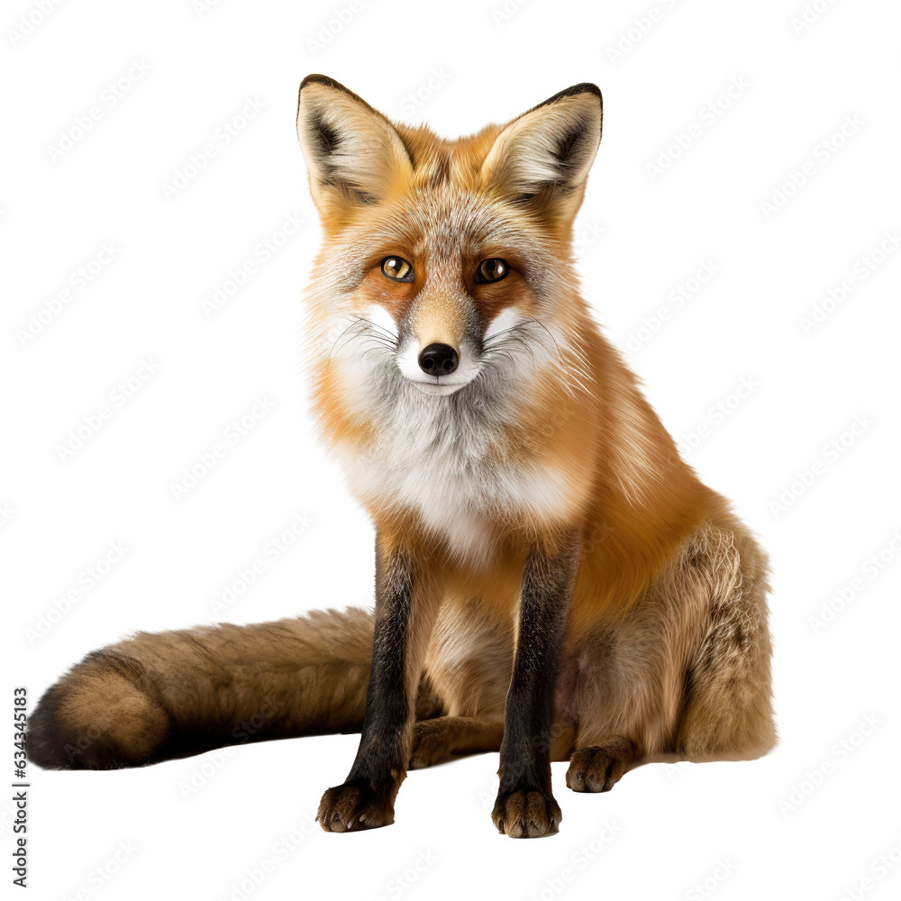 Fototapeta premium red fox isolated