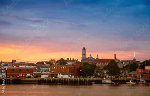 City of Gloucester at Sunset