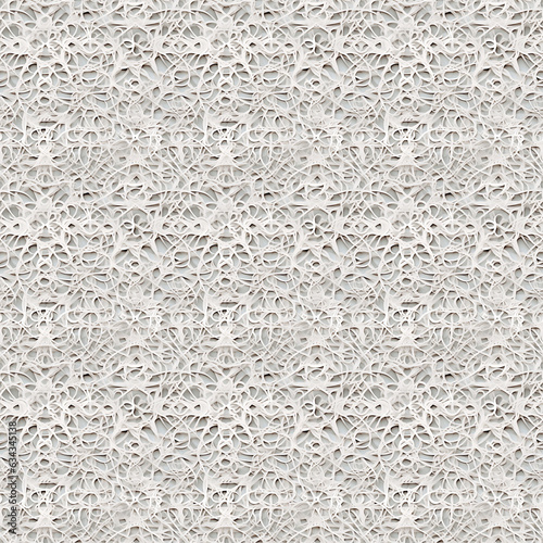 White lace pattern.