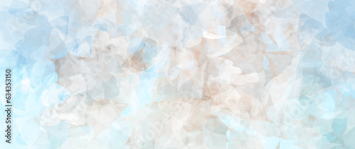 Autumn foliage vector watercolor background. Maple leaves. Hand drawn fall wallpaper design for cards, flyers, poster, cover, invitation cards, prints. Back to school. Blue sky. Autumn illustration.