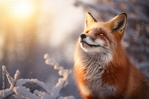 photo of a Red Fox in winter © artfisss