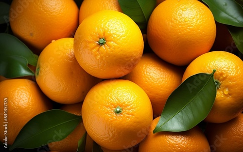 Vibrant Oranges. Generative AI