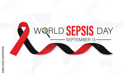 Vector illustration on the theme of Sepsis awareness month observed each year during September and Sepsis awareness day September 13.