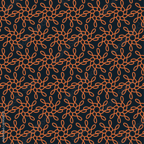 Pattern seamless line circle on background 