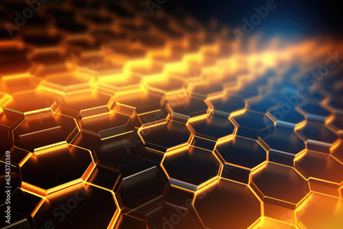 Abstract Background Hexagon