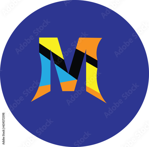 M letter logo and design for young generation