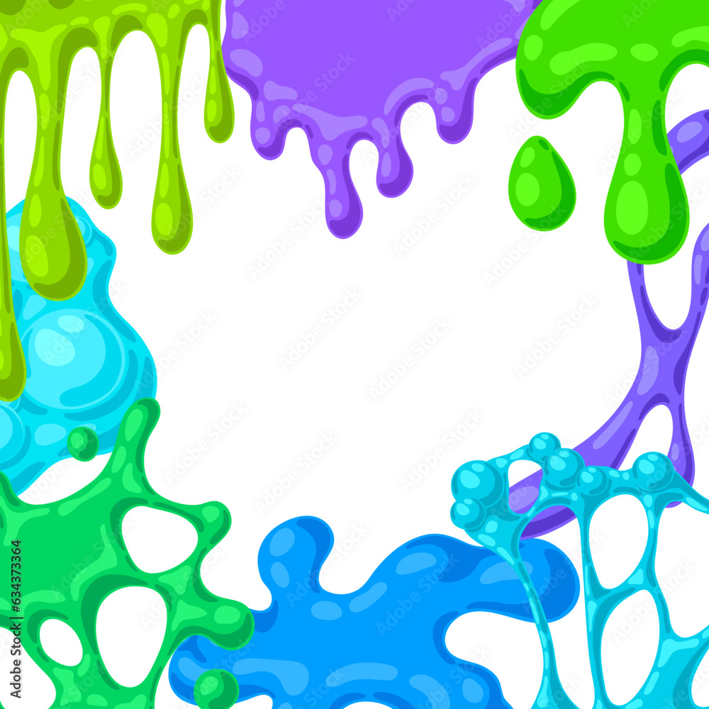 Blots and drips slime background. Toxic mucus smudges streaks and blotch. Blots and drips slime background. Toxic mucus smudges streaks and blotch.