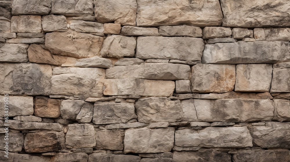 old stone wall texture background. Generative AI old stone wall texture background. Generative AI