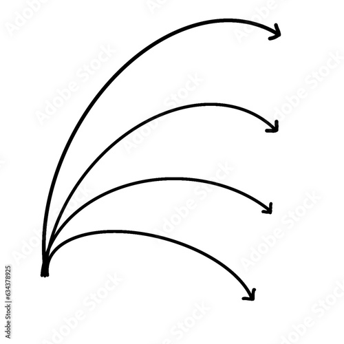 Curved arrows are used as illustrations on background images.