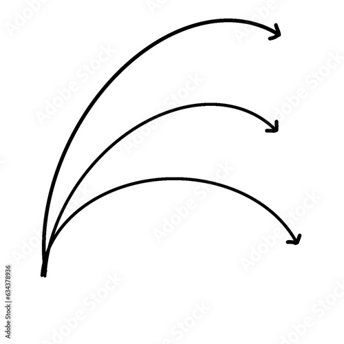 Curved arrows are used as illustrations on background images.