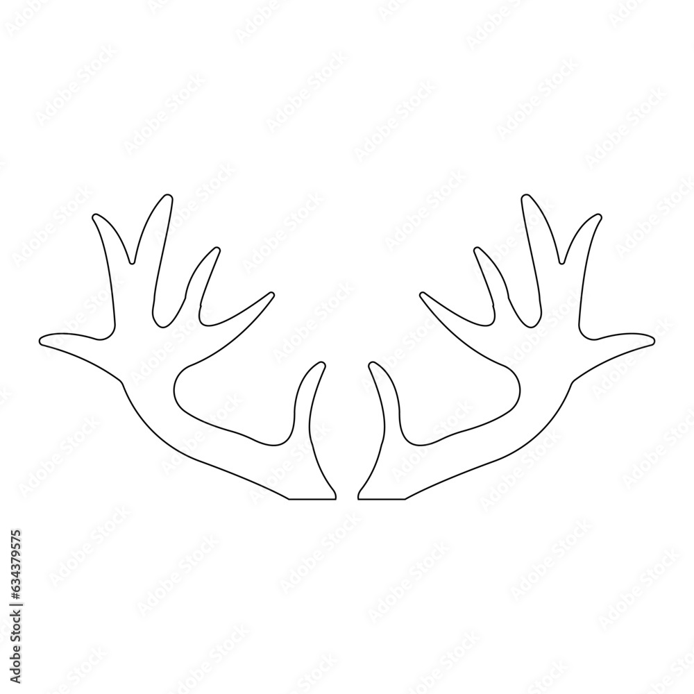 Fototapeta premium horn icon illustration vector