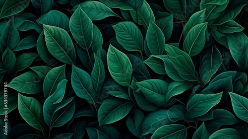 Bask in the soothing aura of a green leaves background  where nature s beauty takes center stage.
