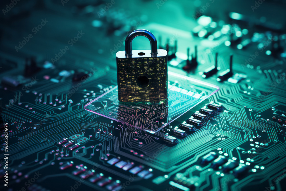 Secure Digital Protection: Padlock Safeguarding Modern Technology Secure Digital Protection: Padlock Safeguarding Modern Technology