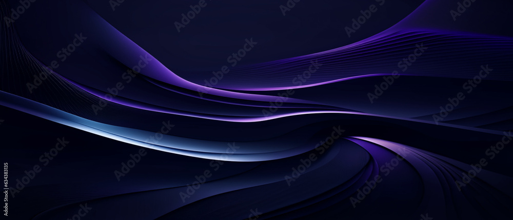 3D Abstract background. Blue curve light and purple wave concept. Future development of automotive technology and transportation innovation. 3d Rendering, Illustration, Speed 3D Abstract background. Blue curve light and purple wave concept. Future development of automotive technology and transportation innovation. 3d Rendering, Illustration, Speed