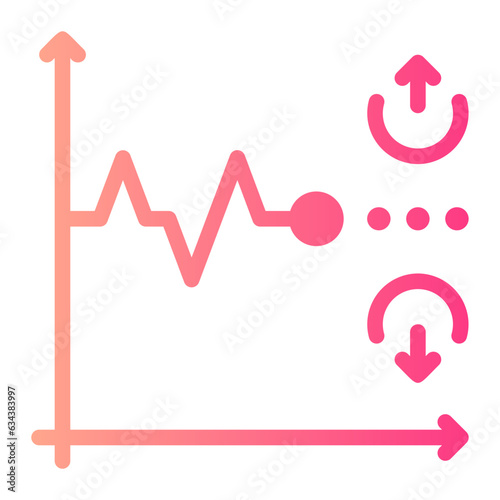 volatility gradient icon