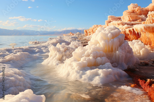 The Gleaming Salt Sculptures of the Dead Sea photo