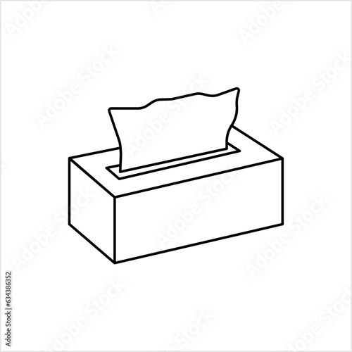 Tissue Box Icon, Paper Napkin, Absorbing Lightweight Paper