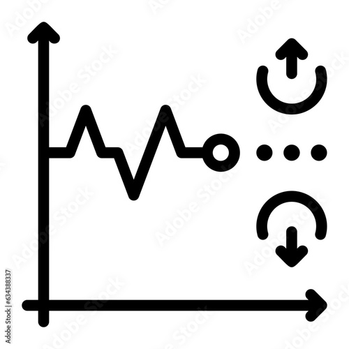 volatility line icon
