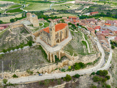 castle fortress de San Vicente de la Sonsierra. La Rioja photo