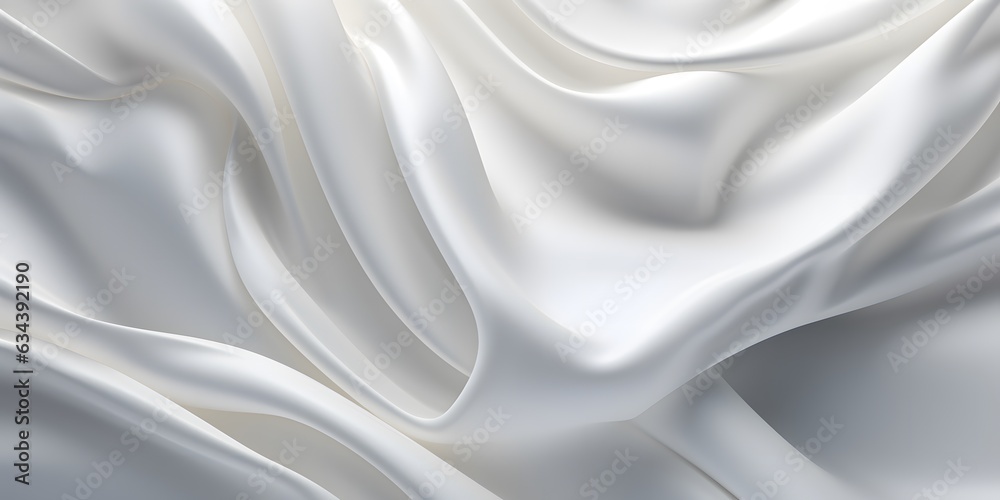 Obraz premium White Silk Background