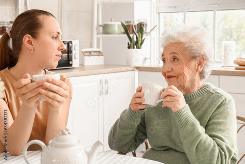 Senior woman with her grand...