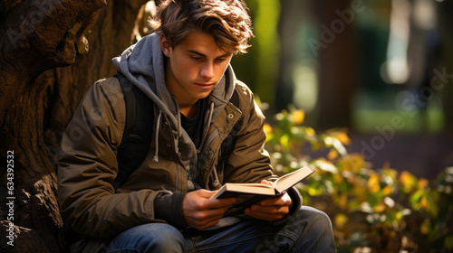 Lost in Pages  A Teenager s Tranquil Moment