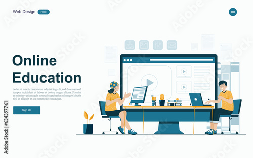 Online courses can be accessed from anywhere in the world, so you can learn, regardless of your location.vector.