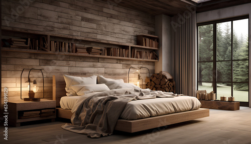 Embracing Rustic Charm: Modern Bedroom Interior Design