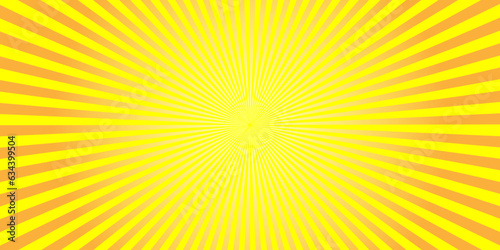 abstract background with sun ray sunshine orange background. sunlight burst abstract background.