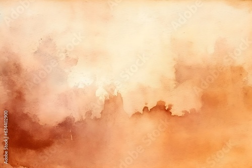 Old stained watercolor background, in the style of vintage sepia