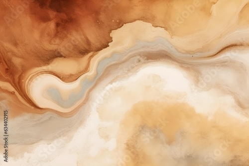 Old stained watercolor background, in the style of vintage sepia