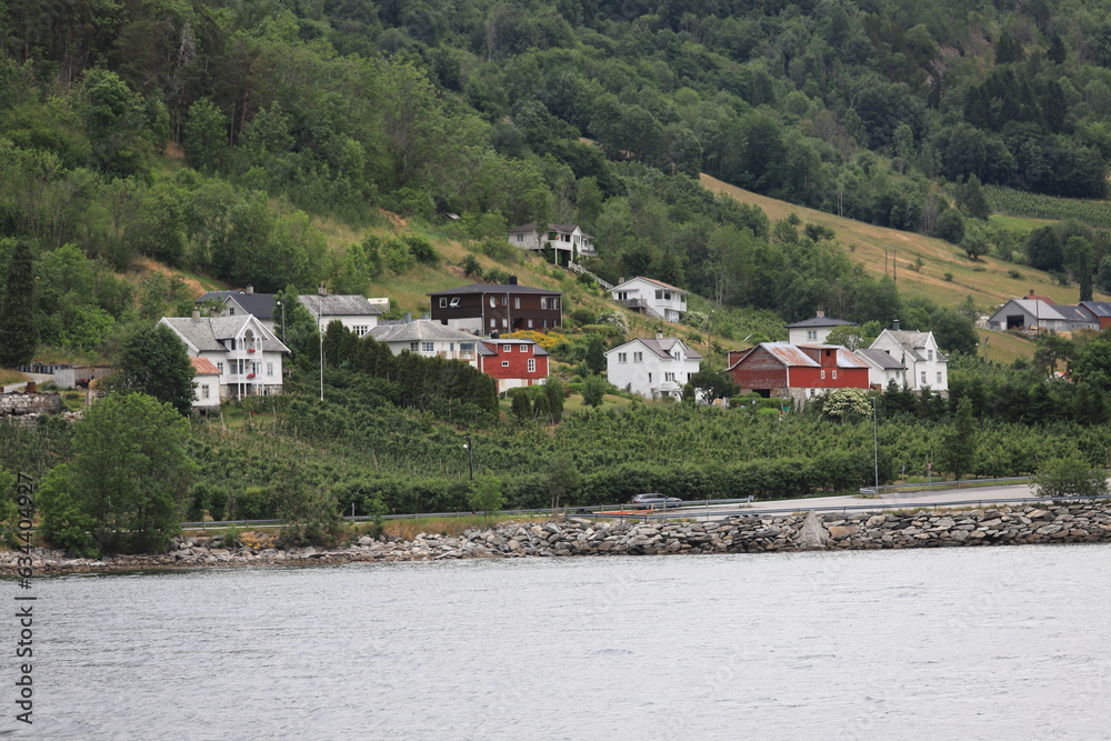 Fototapeta premium Balestrand, Sognefjord, Norvège