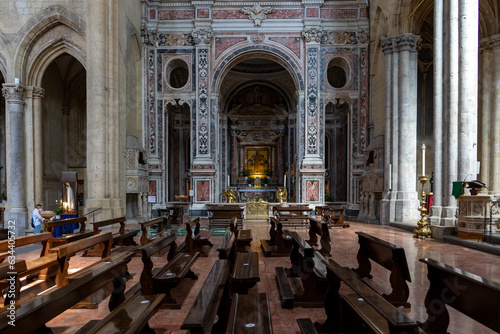 Italy, Naples Church San Lrenzo Maggiore
