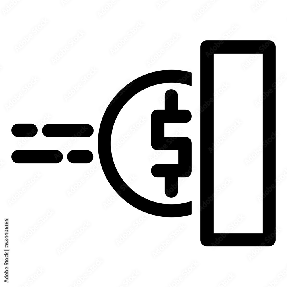 Insert Coin Icon in Trendy Flat Isolated on White Background. SVG Vector
Insert Coin Icon in Trendy Flat Isolated on White Background. SVG Vector