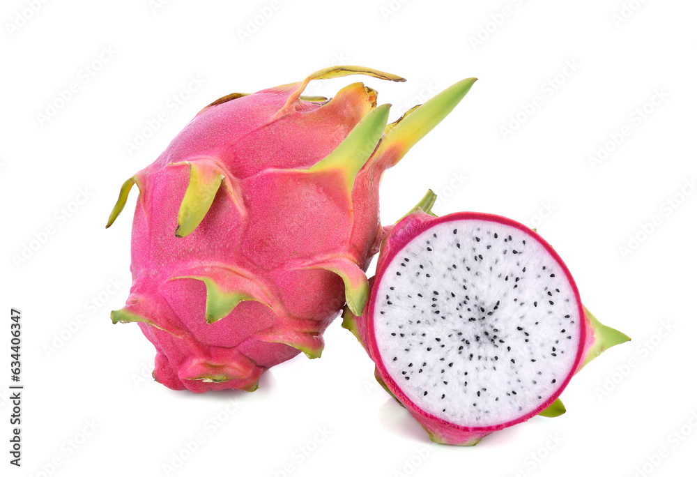 Obraz premium Dragon fruit isolated on white background