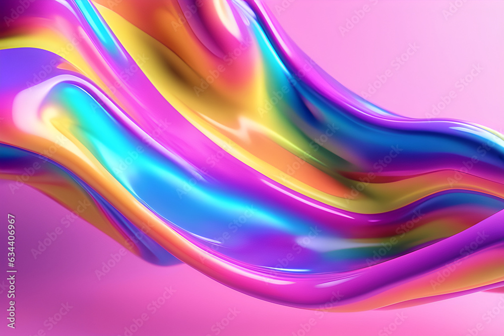 Naklejka premium abstract colorful background with lines - Wallpaper