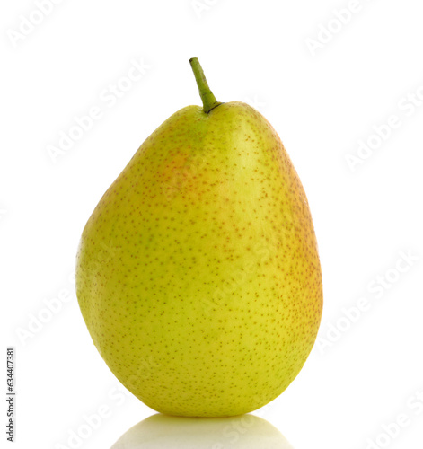 Fresh  pear fruit isolated on the white background