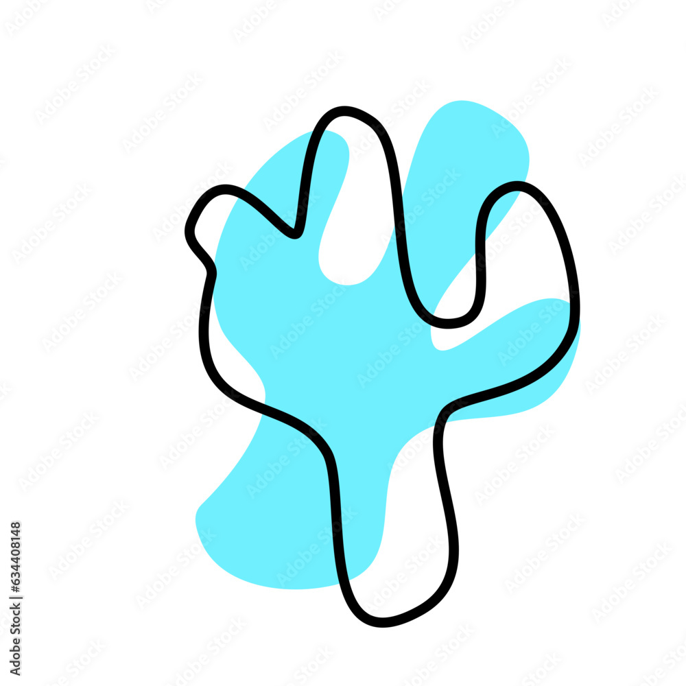 Simple Abstract Blob Shape Simple Abstract Blob Shape