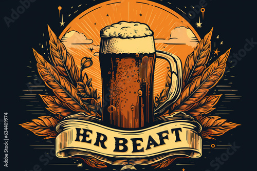 craft beer . emblem, icon, logo.