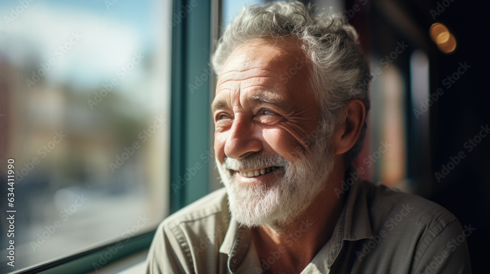 Portrait of an elderly man. Portrait of an elderly man.