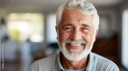 Portrait of an elderly man.