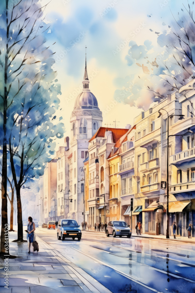 Fototapeta premium Straßenbild Kunst