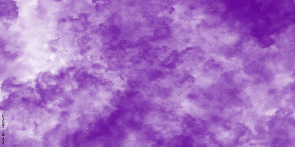 Abstract background with blue sky and clouds - bright climate peaceful weather daylight heavenly. Abstract background with grungy violet gradient water color artistic brush paint stain background. Abstract background with blue sky and clouds - bright climate peaceful weather daylight heavenly. Abstract background with grungy violet gradient water color artistic brush paint stain background.