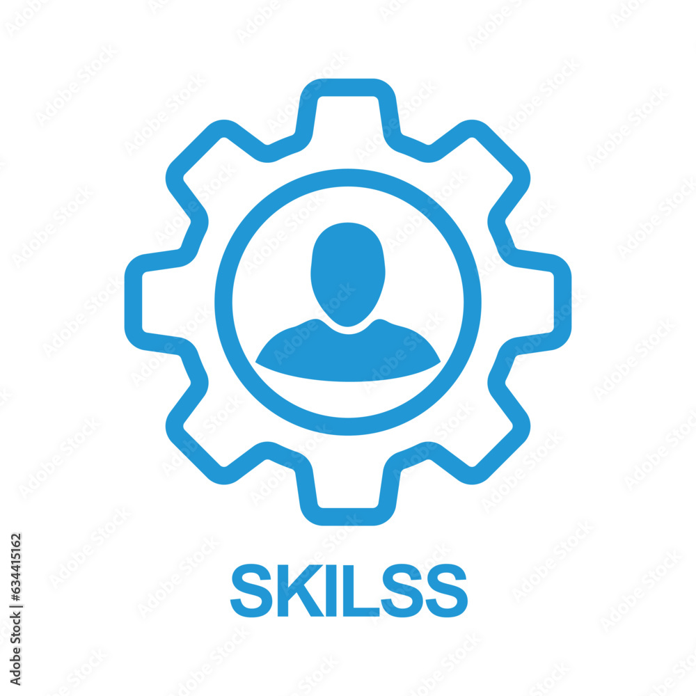 Skills, capability, talent icon. Communication Abilities or Professional Skills. Capability, icon, talent, development, ability, achievement, beginnings, business, businessman, career, challenge